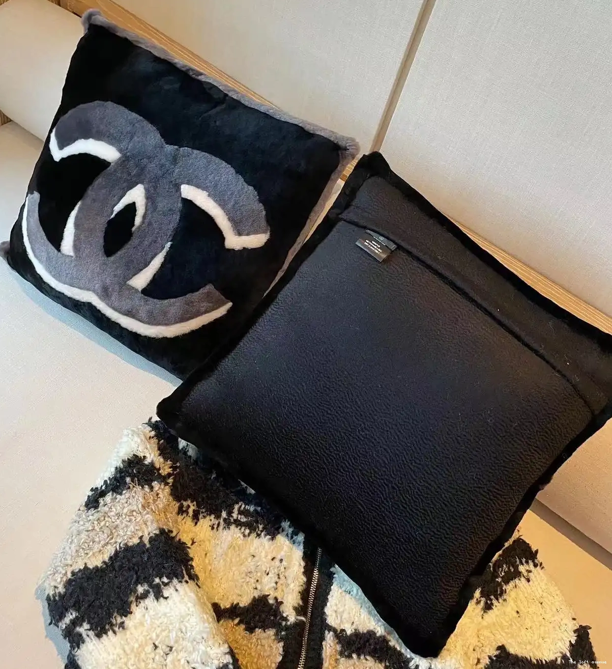 PILLOW SHEARLING THROW COCO 0619